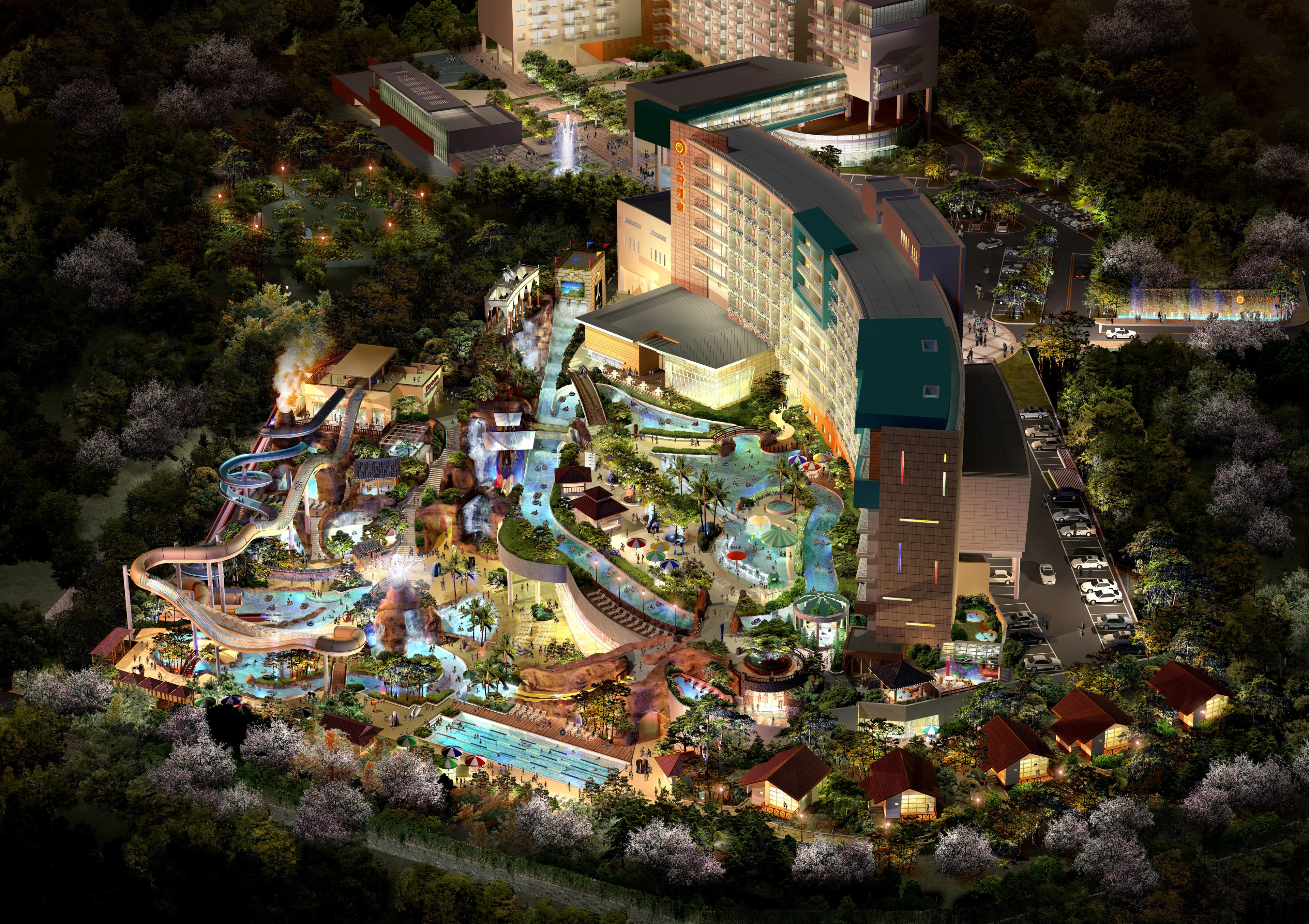 스파코리아 워터파크 시공